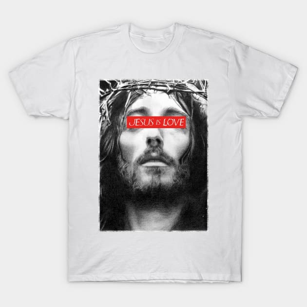 Jesus is Love. T-Shirt by Andreeastore  